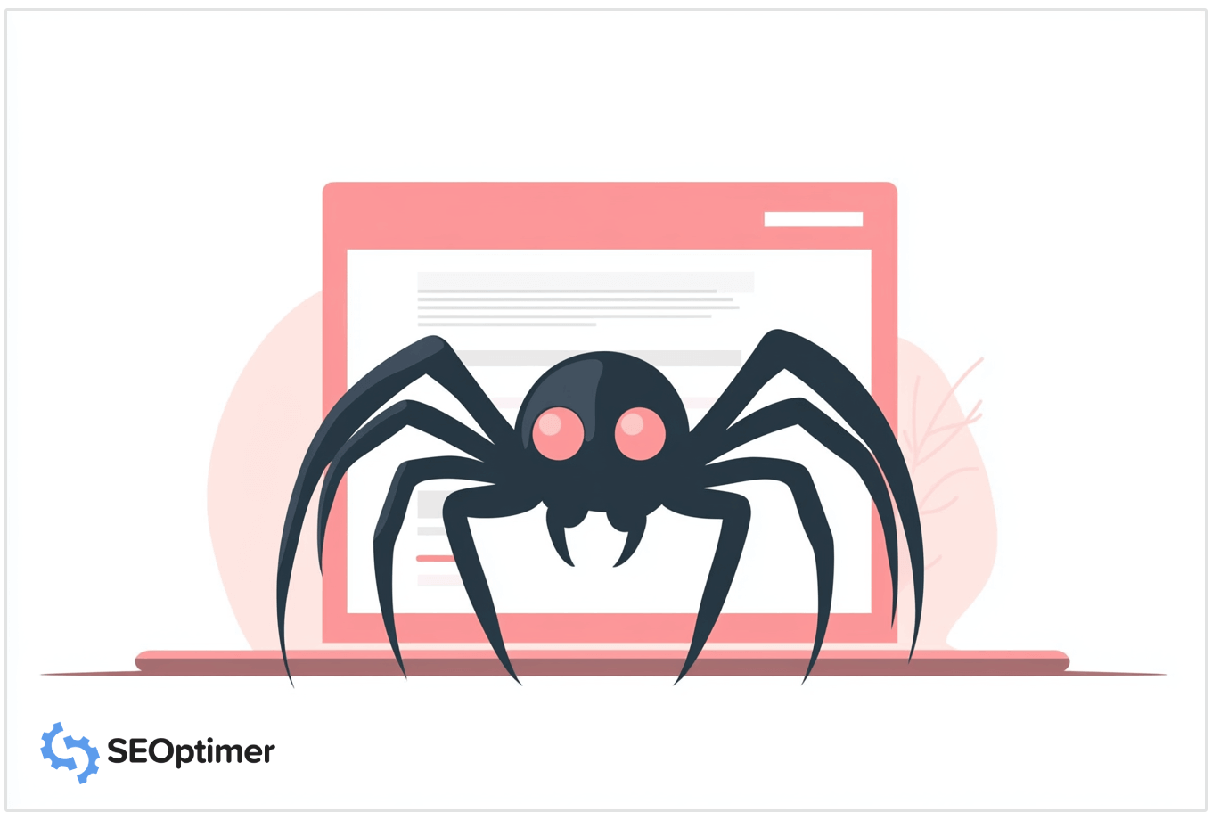 SEO spider rastreando un sitio web